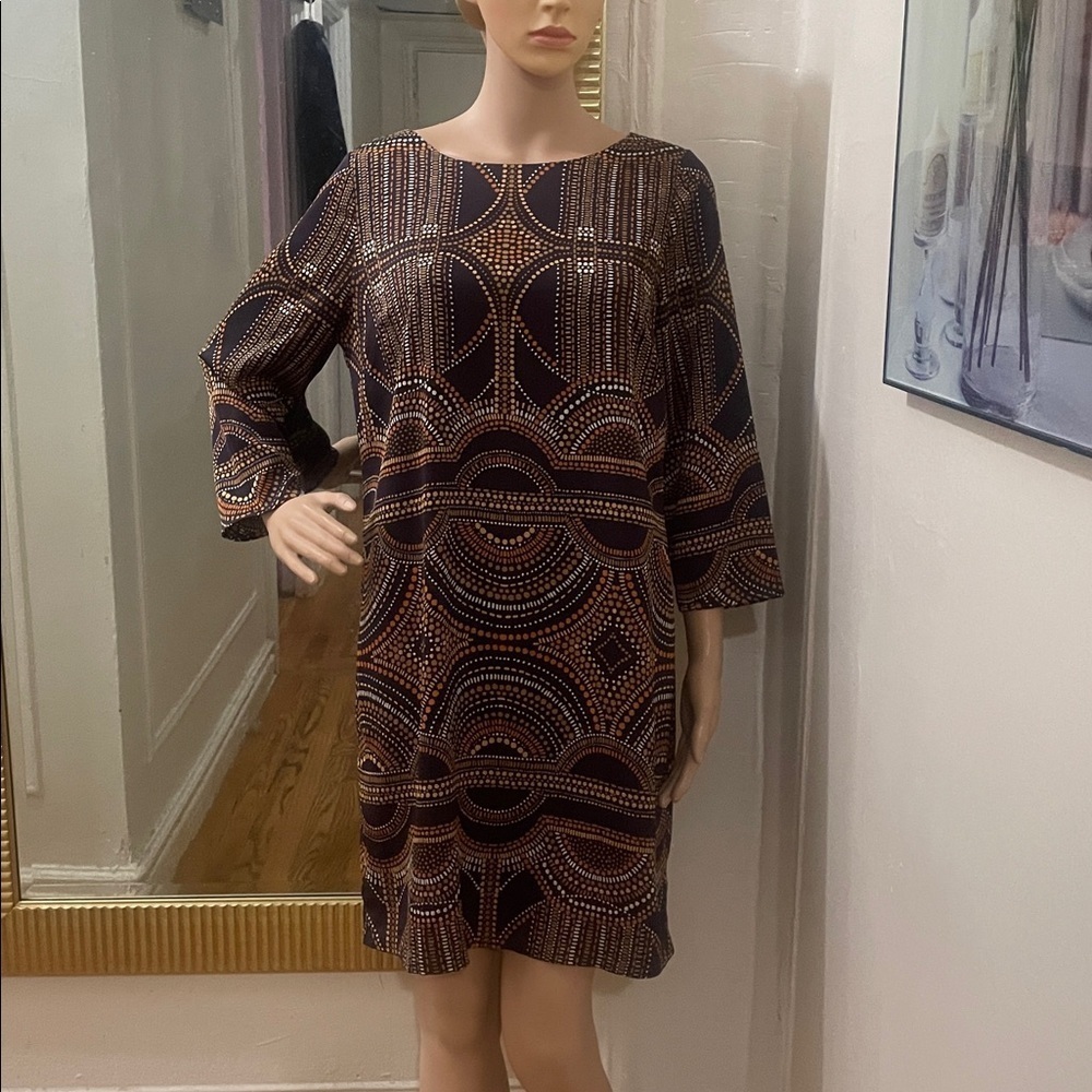 The Limited mini dress brown and purple
